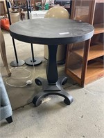 Rustic Round Parlor Table.