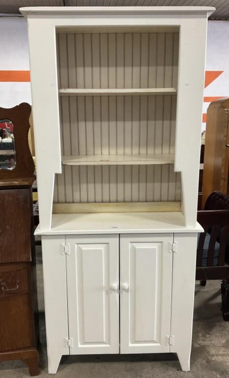 Antique Country Farmhouse Style Bookcase.