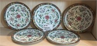 Japanese Porcelain Plates Set of 5
