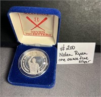 Nolan Ryan 1 Oz Fine Silver Coin