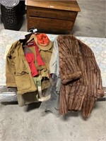 Vintage Fireman’s Coat & Pants, Fur Coat, Women’s