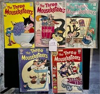 5 Issues of DC Comics The Three Mouseketeers No. 1