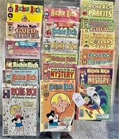 17 Issues of Richie Rich Comic Harvey Comics Publi