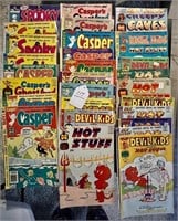 28 Issues of Casper & Hot Stuff Comics Mostly Harv