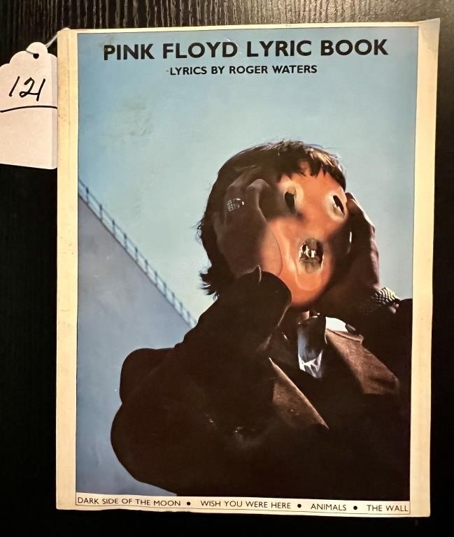 Pink Floyd Lyric Book by Roger Waters 1982 Pink Fl