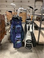 Callaway Golf Bag, TaylorMade Clubs.