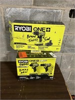 (3) Ryobi Cordless Power Drills.