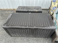 Pair of Keter Outdoor Storage Chests.