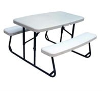 Kid's Picnic Table Durable and Sturdy Folds For Ea