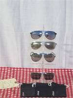 Qty 4 Various Breed Polarized Designer Sun Glasses