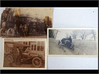 LOT OF 3 OLD PHOTOGRAPHS