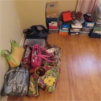 Purses, Handbags and Shoes (most size 8)