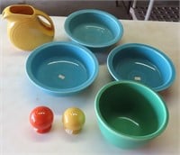 Old Fiesta Ware incl Bowls, S&P and More!