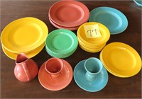 Harlequin Dinnerware, NO SHIPPING, with egg