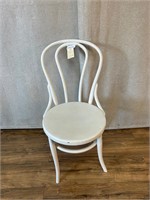 Haywood Wakefield White Bentwood Side Chair