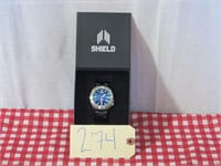 Shield Atlantis Men's Automatic Watch Blue Dial