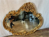 Large Ornate Carved Mirror