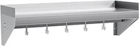 Halamine Stainless Wall Shelf, Metal Wall Shelf