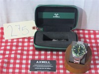 Axwell Timber Bracelet Watch w/ Date