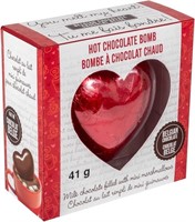 Regal Heart-shaped Hot Chocolate Bomb -