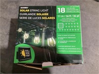 Sunforce 36' 18 LED Solar String Lights $50