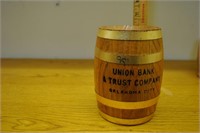 Wooden Barrel bank Union Bank and Trust