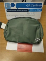 Green Lululemon Bag & Gift Certificate