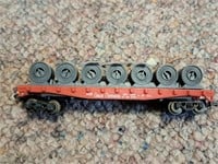 N scale model train coil/cable train car
