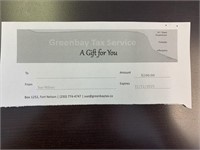 Greenbay Tax Service - Certificate for Tax Return