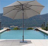 Sunvilla 10' Round Solar LED Market Umbrella $165