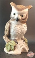 Porcelain Owl By Flambro