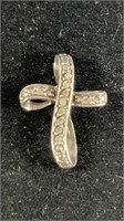 Sterling Silver & Diamond Pendant