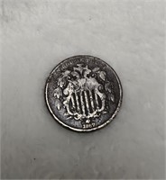 1867 Shield Nickel