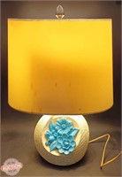 Fine Art In Plaster Mid Century Modern Lamp