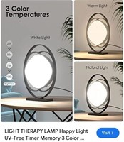 MSRP $40 Light Therapy Happy Lamp