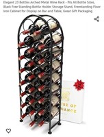 MSRP $25 23 Bottle Metal Wine Rack