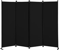 MSRP $60 4 Panel Black Room Dividers Screen
