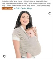 MSRP $30 Baby Wrap Carrier