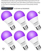 MSRP $20 6 Black Light Bulbs