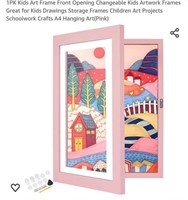 MSRP $18 Kids Pink Art Frame