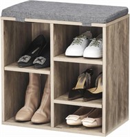 MSRP $50 Shoe Bench with Cushion Entryway Storage