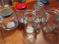 Mason Jar Cups & Jars