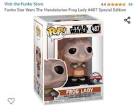 MSRP $10 Funko Star Wars Frog Lady