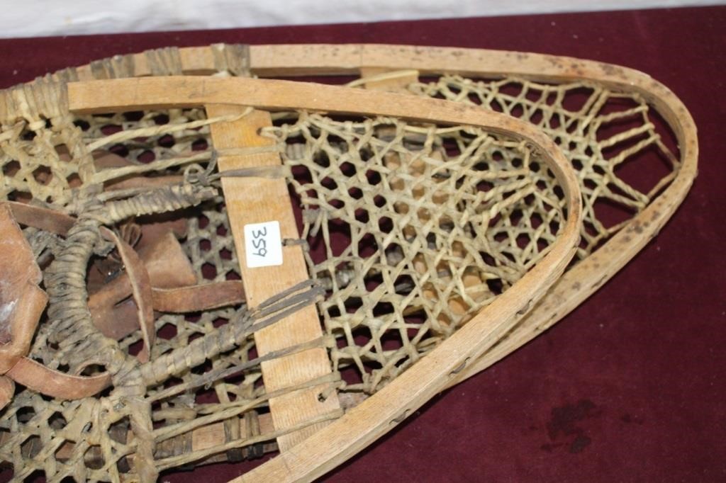 Native Wooden Snowshoes