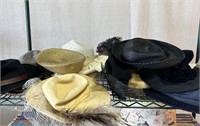 Hats: Black Mesh, Gold, White, Pendleton