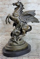 EmilebLouis Picault Pegasus Bronze Statue