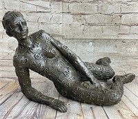Rare Salvador Dali Surreal Bronze Sculpture Signed