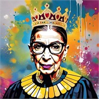 Queen RBG Hand Signed by Charis