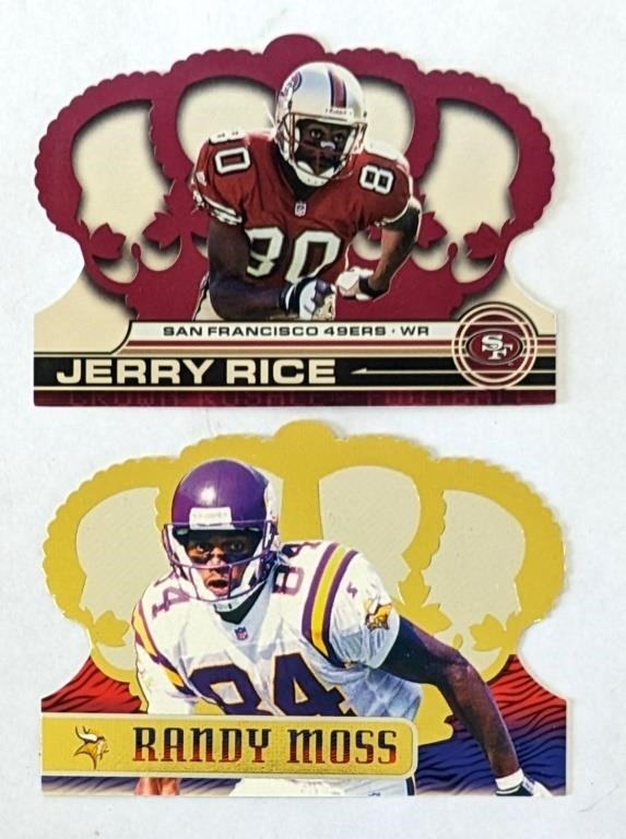 2001 Pacific Randy Moss & Jerry Rice Crown Royale
