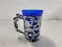 Blue Cobalt Mug 5.5in Tall